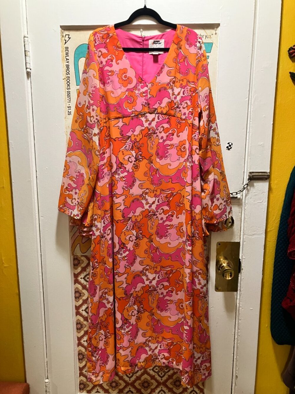 NWT Joanie Clothing x Dawn O'Porter Piña Colada Floral Maxi Dress! UK20/US16! - Picture 14 of 14